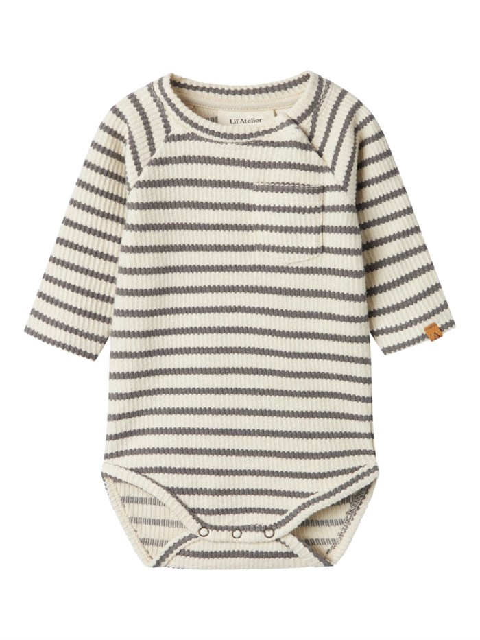 Lil\' Atelier Tadeo LS slim body - Turtledove pewter