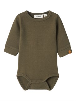 Lil' Atelier Gago LS slim body - Moss Gray