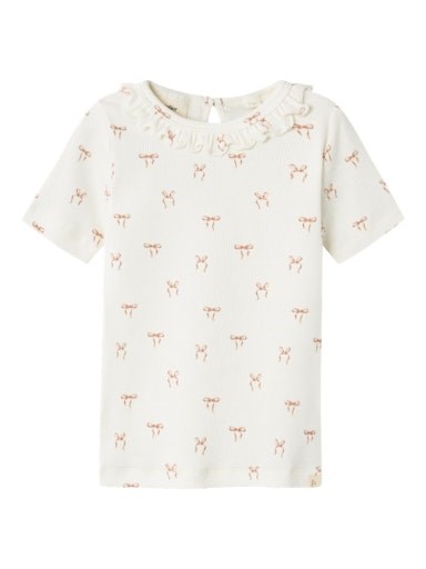 Lil\' Atelier Gavo SS t-shirt - Coconut milk