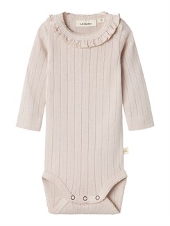 Lil' Atelier Rachel LS slim body - Gray Morn