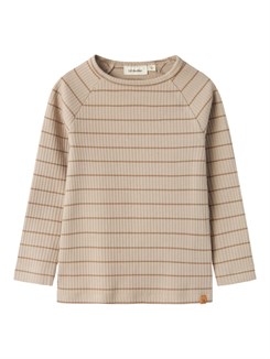 Lil' Atelier Kail LS slim top - Pure Cashmere