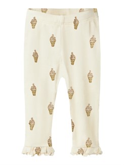 Schlanke Leggings von Lil' Atelier Gavo – Turteltaubeneis