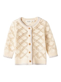 Lil' Atelier Fanna LS-Strickjacke – Turteltaube