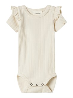 Lil' Atelier Fleura SS schlanker Body – Turteltaube