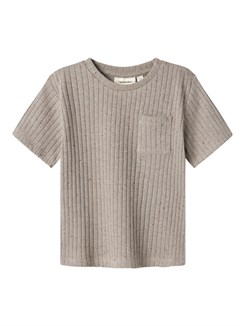Lil' Atelier Milo SS-Lose-T-Shirt – Mourning Dove