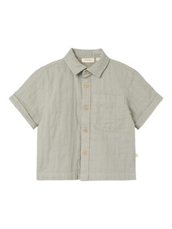 Lil' Atelier Felix SS-Lose-Hemd – Forest Fog