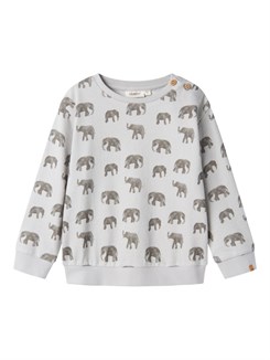 Lil' Atelier Dias lockerer Pullover – Vapour Blue