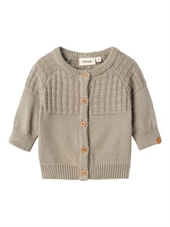Lil' Atelier Dajan LS-Strickjacke – Forest Fog