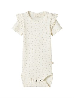 Lil' Atelier Fleura SS schlanker Body – Vapour Blue
