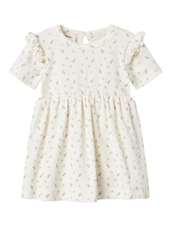 Lil' Atelier Frilla SS-Bodykleid aus lockerem Tüll – Peach Blush