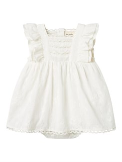 Lil' Atelier Fiola Bodykleid – Kokosmilch