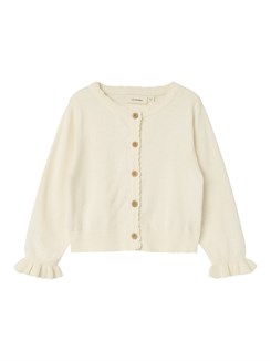 Lil' Atelier Fauci LS-Strickjacke – Kokosmilch