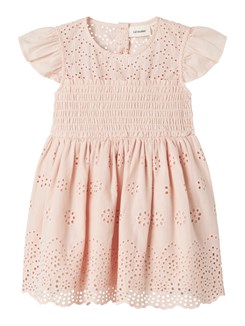 Lil' Atelier Fjedi SS loose dress - Peach Blush