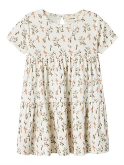 Lil' Atelier Lavo Eri SS dress - Coconut Milk - Humming bird