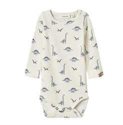 Lil' Atelier Geo LS slim body - Turtledove dino