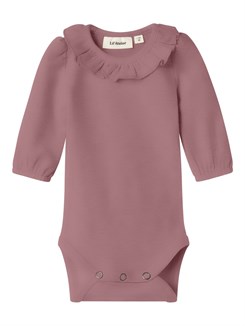 Lil' Atelier Darla LS schlanker Body – Nostalgia Rose Melange