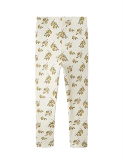 Schlanke Leggings von Lil' Atelier Gavo – Turtledove Lemon