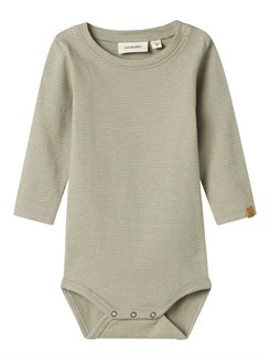 Lil' Atelier Feng LS schlanker Body – Moss Grey