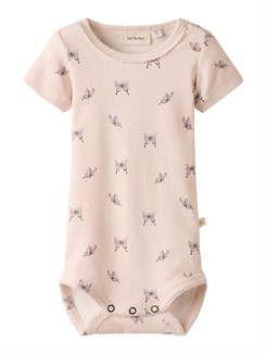 Lil' Atelier Fleura SS schlanker Body – Vapour Blue