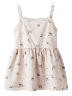 Lil' Atelier Gayo SL strap Top - Peach Blush Butterfly