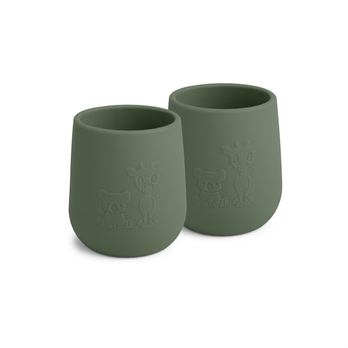 Nuuroo silikone kopper 2-pak - Dusty green