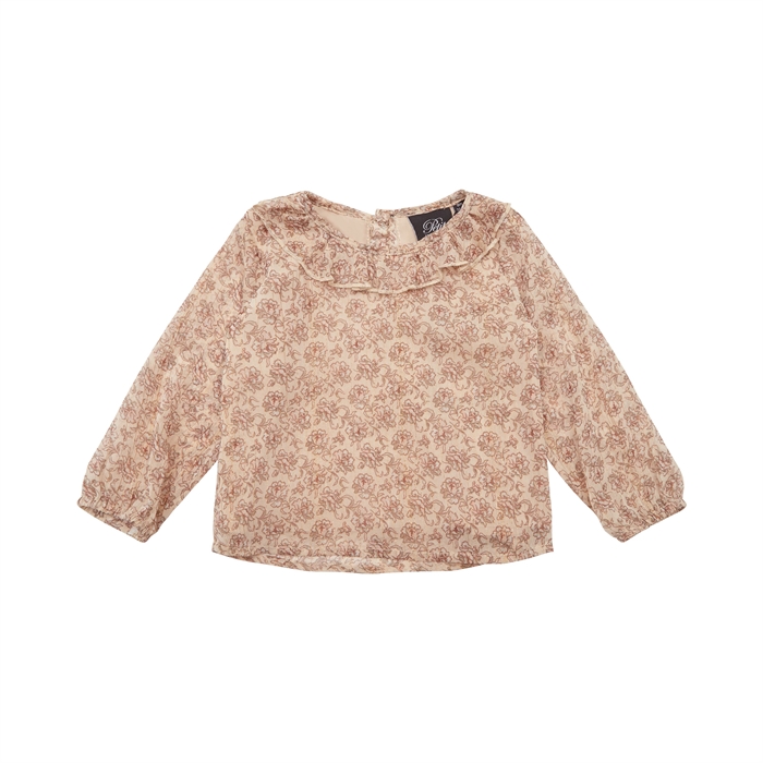 Sofie Schnoor Olivia blouse - Sand w/gold