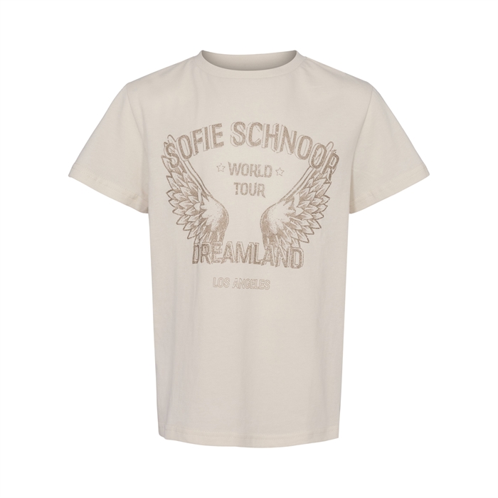 Sofie Schnoor Asta t-shirt - Antique White "Dreamland"