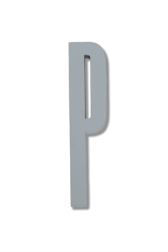 Design Letters ABC Holzbuchstaben in Grau (P)
