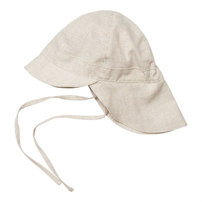 Huttelihut Safari sommerhat - striped - Camel