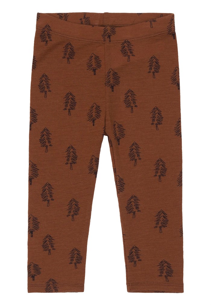 Soft Gallery Paula Baby Leggings, wool - Brown Patina