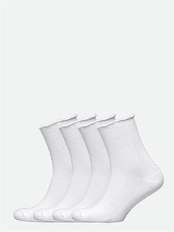 Rosemunde Atlanta socks - 4-pak - White