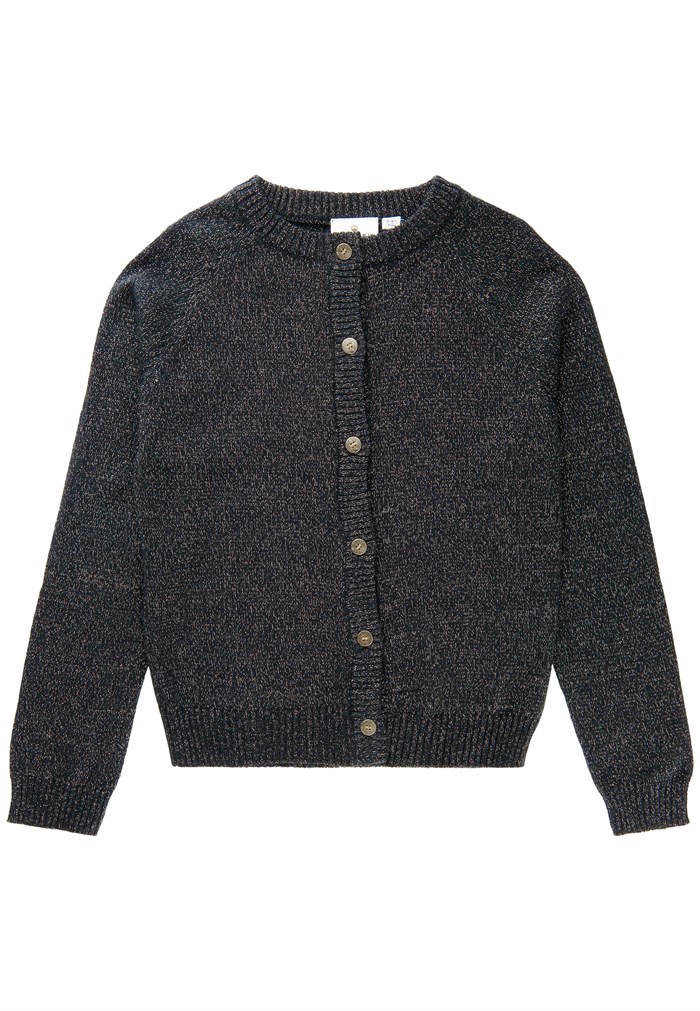 The New Eve Glitter Cardigan - Black Beauty