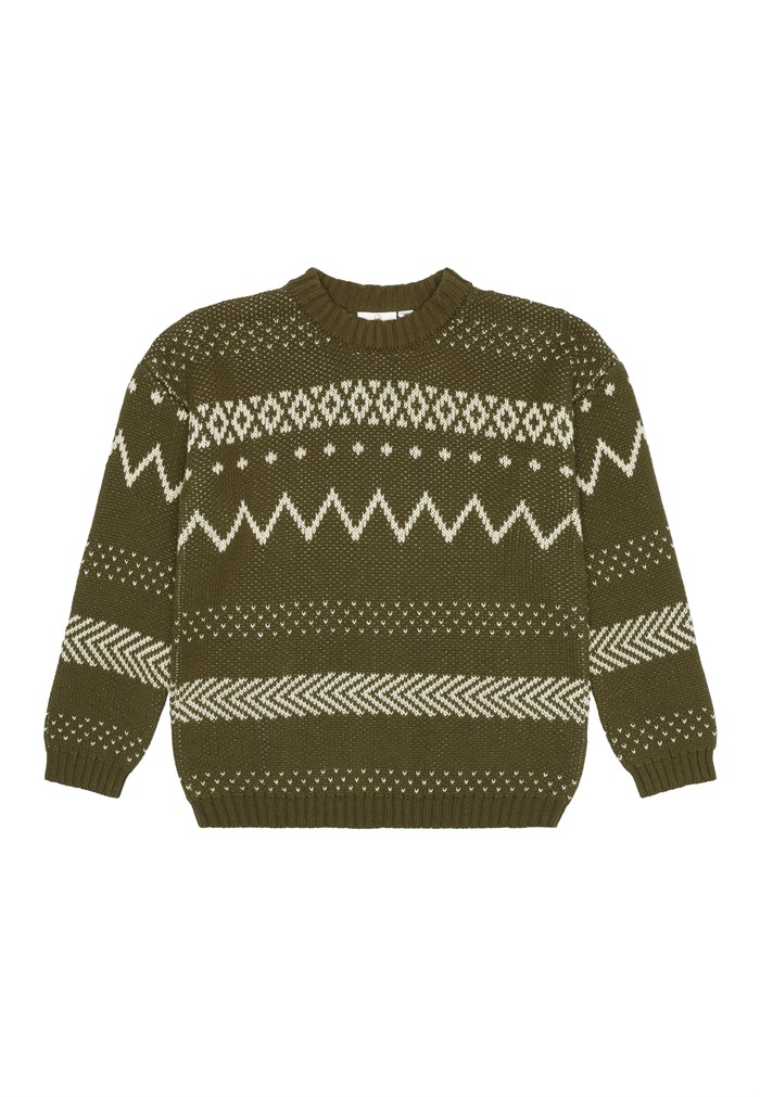 Der neue Linus Jacquard-Pullover – Ivy Green