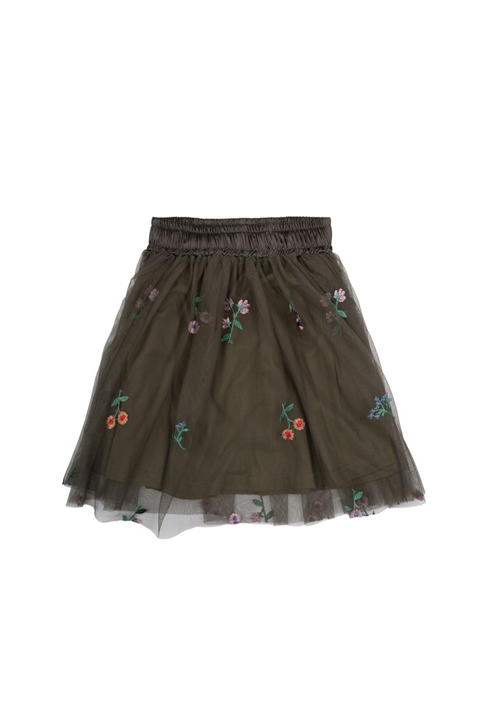 The New Johanne skirt - Ivy Green Flower AOP