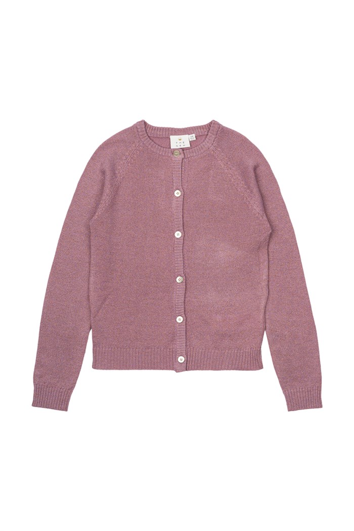 The New Eve Glitter Cardigan - Orchid Haze