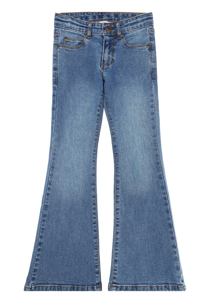 The New Laflared Jeans - Medium blue denim