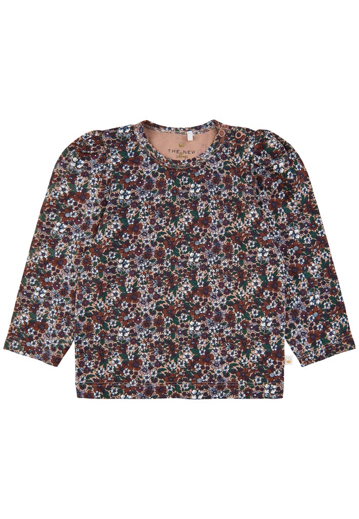 The New Desiree Tee LS - Roebuck multi flower AOP