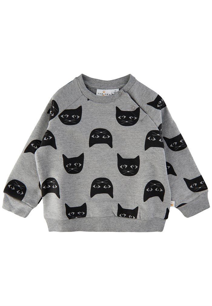 Das New Semi Sweatshirt – Hellgrau Melange