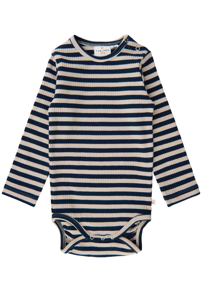 The New Finn rib LS body - Navy Blazer