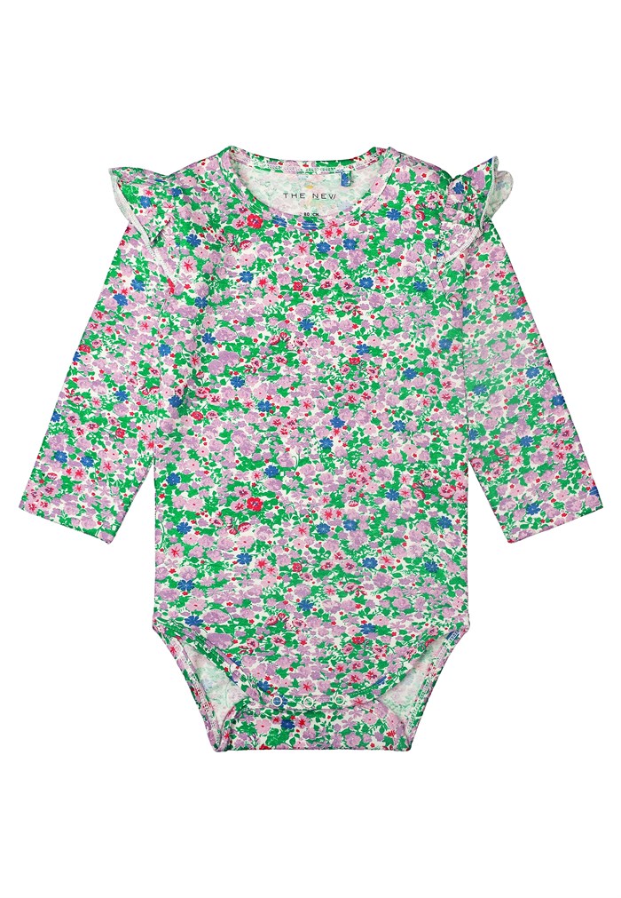 The New Janille LS body - Multi Flower AOP