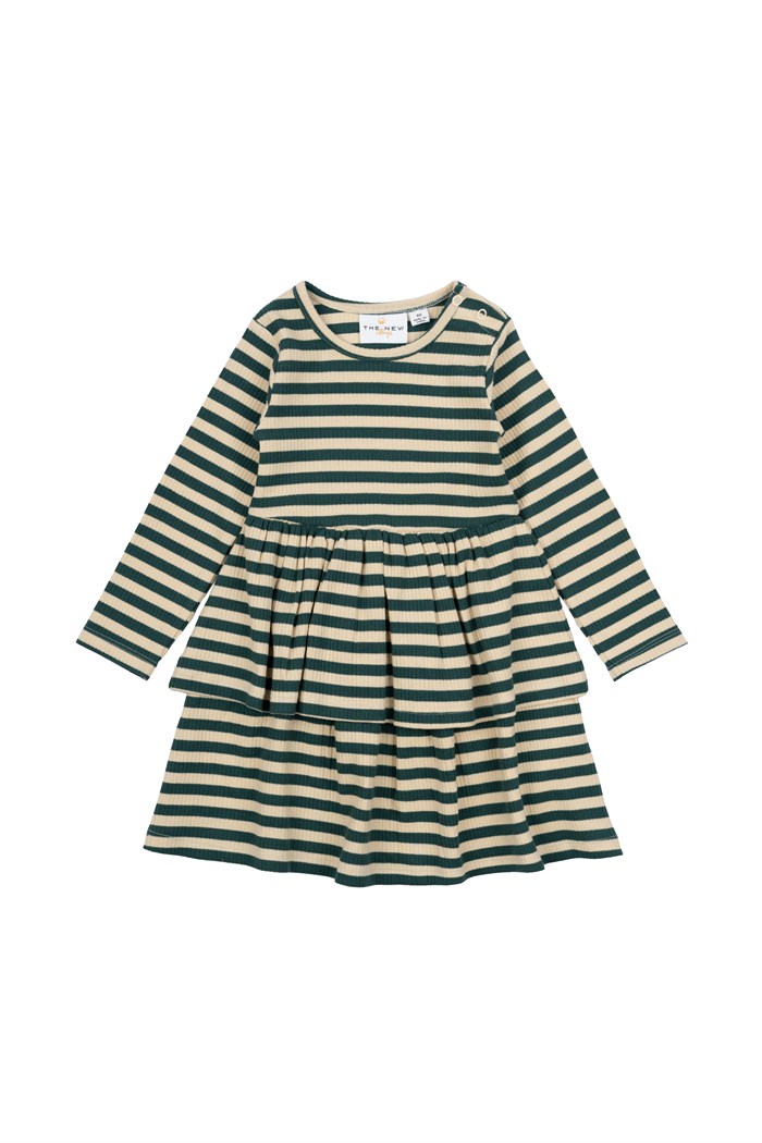 The New Fro LS rib dress - June Bug