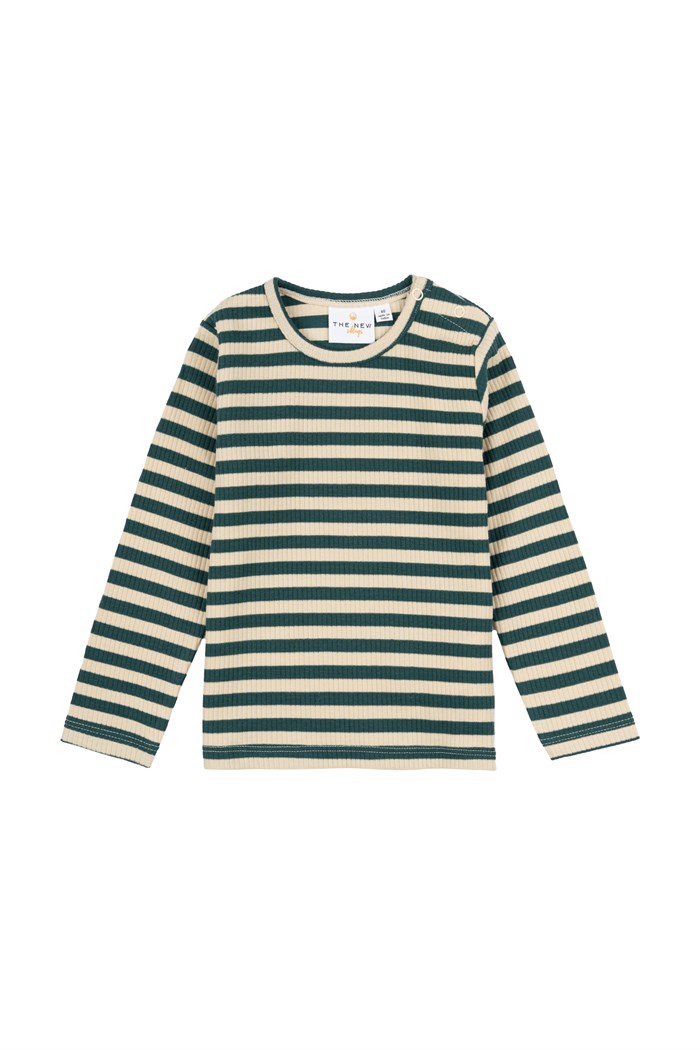 The New Fro uni LS rib T-shirt - June Bug