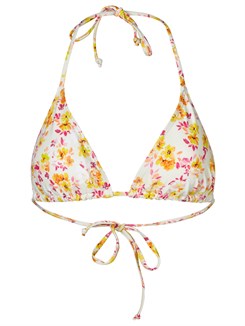 Rosemunde Shitake bikini top - Light watercolor flower print