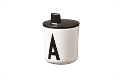 Design Letters ABC melamin Kop Drink Lid (Black)