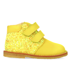 Angulus Glitzerschuhe mit Klettverschluss – Ananas/Ananas-Glitzer