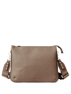 Rosemunde shoulder bag - Clay/gold