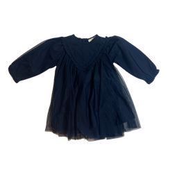 Das neue Libby LS-Rippenkleid – Navy Blazer
