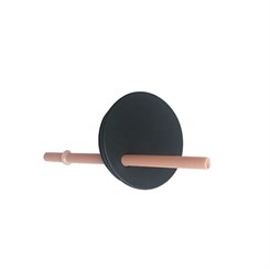 Design Letters Deckel und Strohhalm für Tritan-Trinkglas – Nude/Schwarz