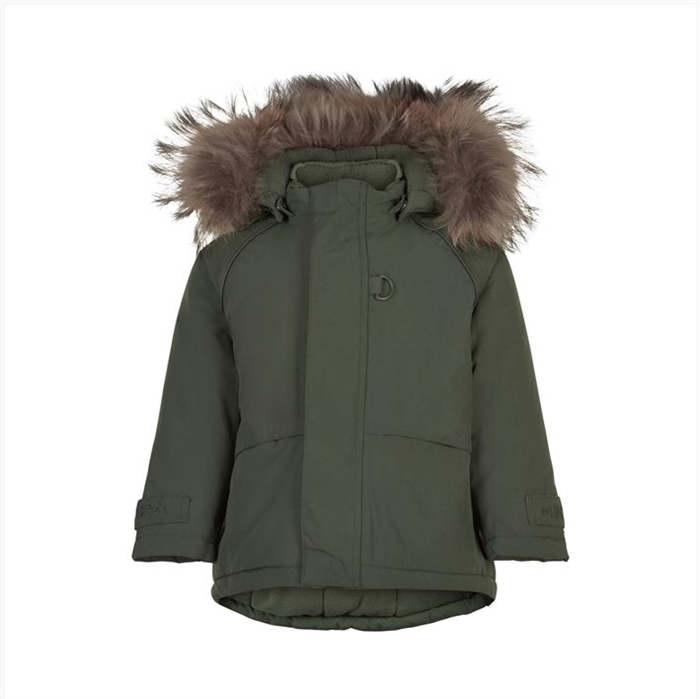 By Lindgren Vale vinter jakke w/Fur - Dark Green